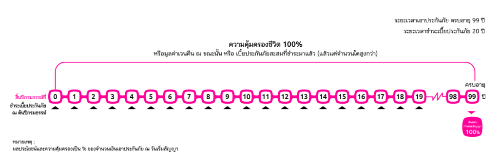 ประกันตลอดชีพ สมาร์ท โพรเทคชัน 99/20